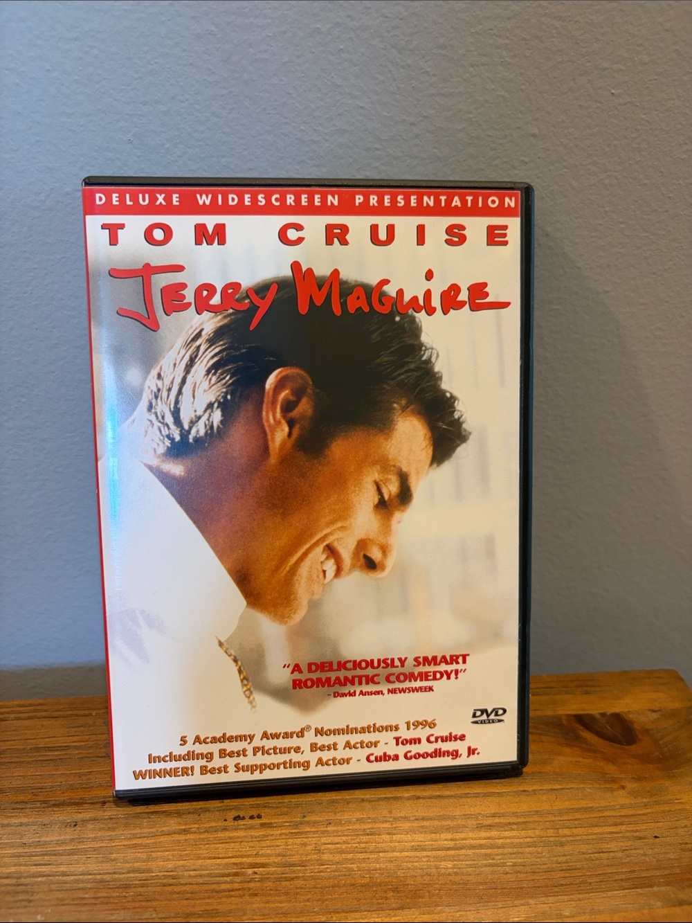 Tom Cruise Jerry Maguire DVD - White & Red Cover